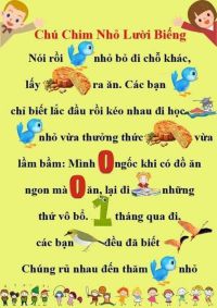 Chu Chim Nho Luoi Bieng 1